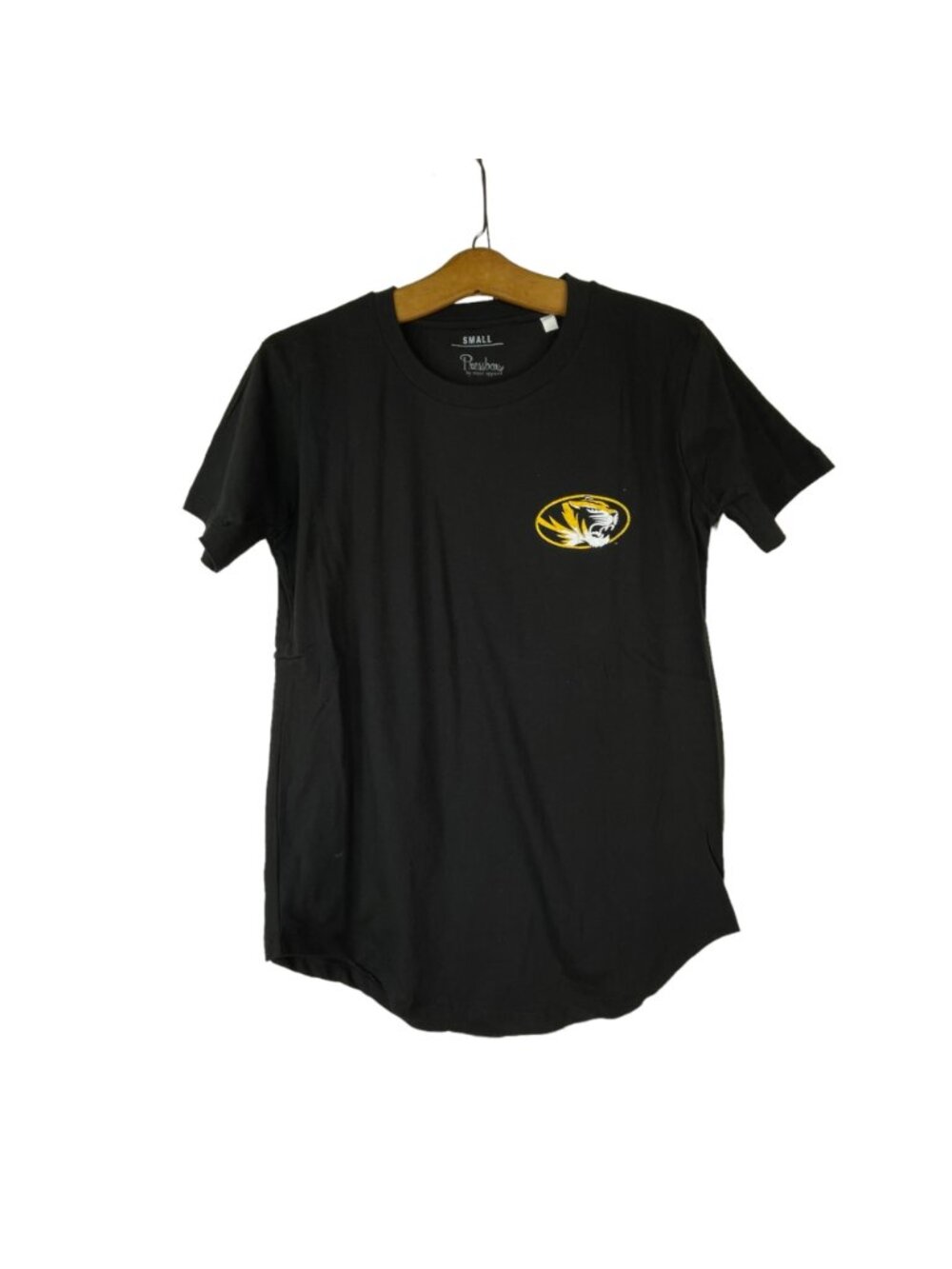 Missouri Tigers TShirt Small Crewneck Pressbox Short Sleeve Cotton Black NEW
